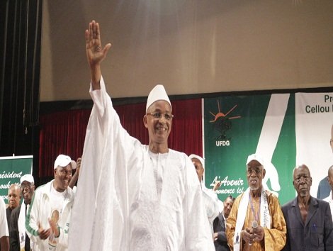 Cellou Dalein Diallo, président de  l'UFDG, à son investiture- Photo Africaguinee.com